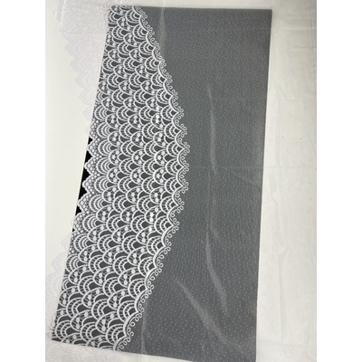 HT Familex Bílá záclona oblouk 01 Bílá, 160x320cm