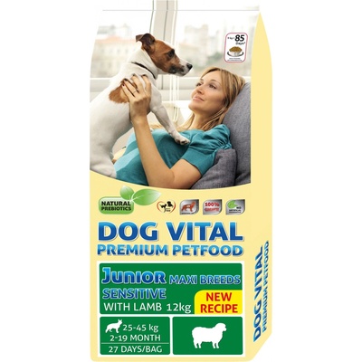 Dog Vital Junior Maxi with Lamb 12 kg