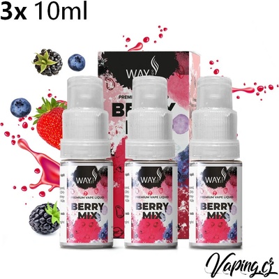 Way to Vape Berry Mix 3 x 10 ml 3 mg
