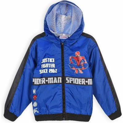 MARVEL Chlapecká šusťáková bunda SPIDERMAN modrá – Zbozi.Blesk.cz