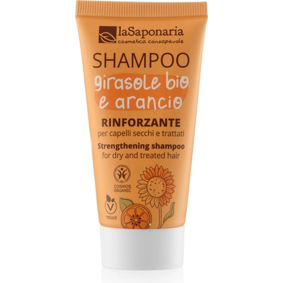 laSaponaria Šampon se slunečnicí a sladkým pomerančem BIO 30 ml