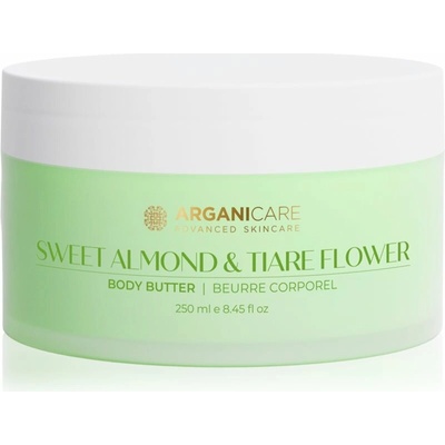 Arganicare Body Butter Almond & Tiare Flower telové maslo s bambuckým maslom 250 ml