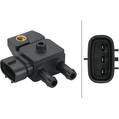 Snímač tlaku výfukových plynov HELLA 6PP 009 409-301 (6PP009409301)