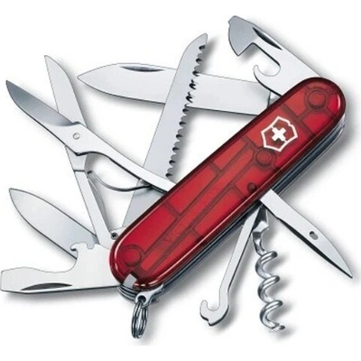 Multifunkční Victorinox Huntsman - transparentní červený