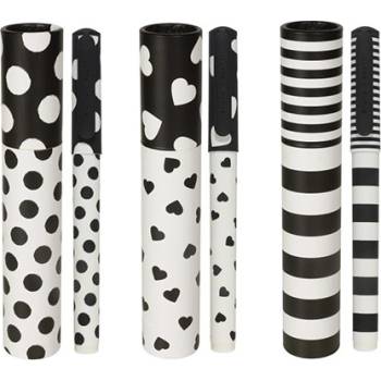 Bruno Visconti Dreamwrite Flora Black&White 0, 7 mm, синя химикалка P3011-4515 (P3011-4515)