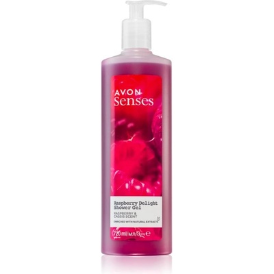 Avon Senses Raspberry Delight pečující sprchový gel 720 ml