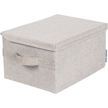 Bigso Бежова текстилна кутия за съхранение с капак 35x26x19 cm Soft Storage - Bigso (6935S0201-99)