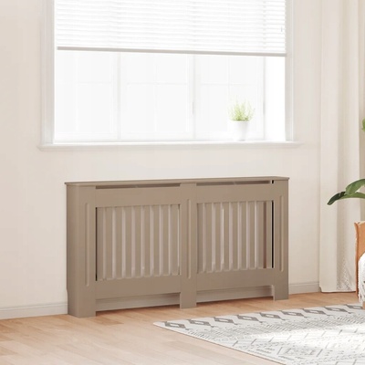VidaXL Kryt na radiátor MDF deska 152 x 81 cm hnědý