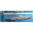 Revell Deutsches U Boot Typ XXI 1:144