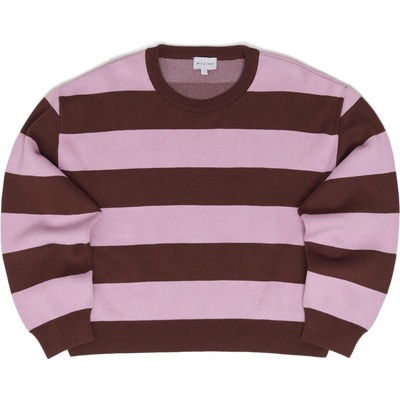 MAZINE Дамски пуловер Mazine Women's Striped Jacquard Knit Jumper - Deep Mahogany / Orchid - размер XL (117-3237-0115)