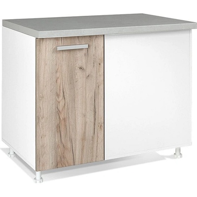 Matis Кухненски шкаф долен ъглов с една врата in du100 сив дъб