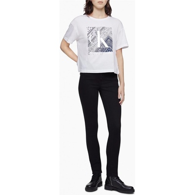 Calvin Klein dámské tričko Iconic bílé