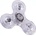 Fidget Spinner LED průhledný bílý