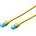 ASSMANN Cat. 5e U/UTP PVC 2m жълт кабел DK-1512-020/Y (DK-1512-020/Y)