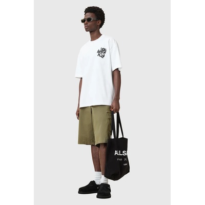 AllSaints Памучна тениска AllSaints ORLANDO (M066PC)