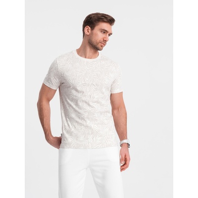 Ombre Clothing Кремава мъжка риза с шарка Омбре Облекло Ombre Clothing | Byal | МЪЖЕ | XXL