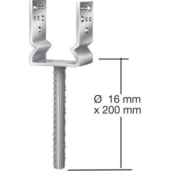 Coleman Botka podpěrná AE16 91x60x125 lehká prolis 071356000