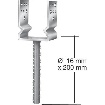 Coleman Botka podpěrná AE16 91x60x125 lehká prolis 071356000