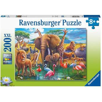 Ravensburger Пъзел Ravensburger от 200 XXL части - Животни в Саваната (13292)