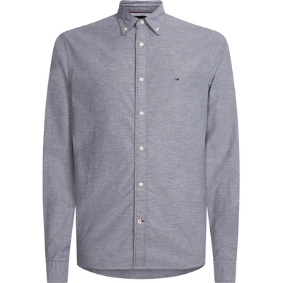 Tommy Hilfiger Риза с дълъг ръкав Tommy Hilfiger Core 1985 Long Sleeve Oxford Shirt - Desert Sky DW5