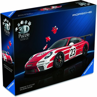RAVENSBURGER 3D puzzle Iconics: Porsche 911 GT3 Cup Salzburg design 108 ks