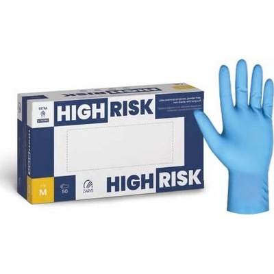 Zarys High Risk predĺžené modré 50ks XL