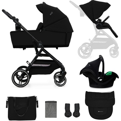 KINDERKRAFT SELECT Yoxi 3v1 Pure Black kombinovaný 2025