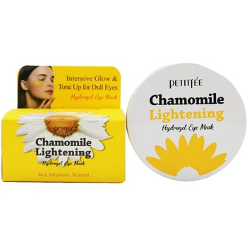 Petitfee Chamomile Lightening Hydrogel Eye Patch, хидрогелни пачове за очи с екстракт от лайка (809508850412)