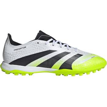 Adidas Футболни стоножки Adidas Predator League Astro Turf Football Boots - White/Blk/Lemon
