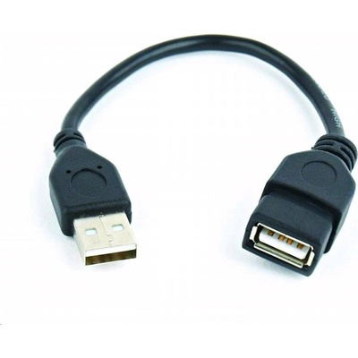 Gembird CCP-USB2-AMAF-0.15M USB 2.0 A (M) - USB-A (F), 0,15m, černý