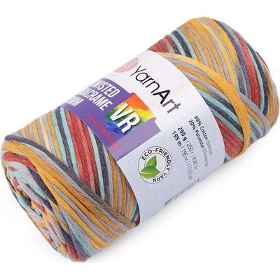 Prima-obchod Pletací příze Twisted Macrame 250 g rozčesávací, barva 9 (925) mint