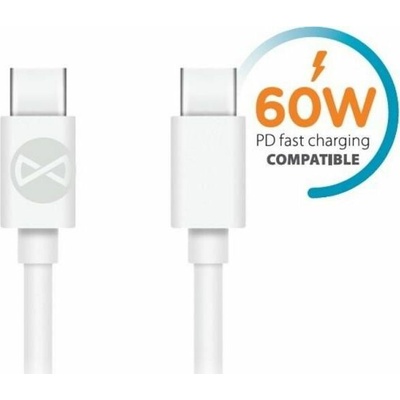 Forever GSM106366 datový USB-C/USB-C, 1m, bílý
