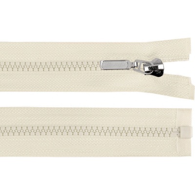 Prima-obchod Kostěný zip No 5 délka 30 cm s ozdobným jezdcem, barva 306 béžová nejsv.