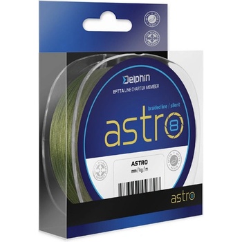 Delphin šňůra ASTRO 8 zelená 20m 0,08mm 10,6lb