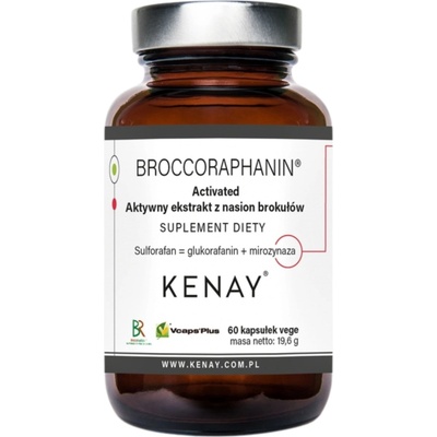 Kenay BroccoRaphanin Activated Broccoli Seed Extract 60 kapsúl