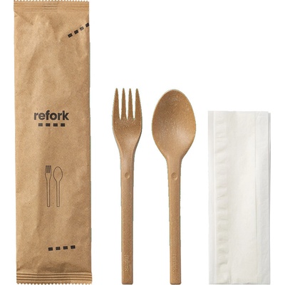 REFORK Pasta set vidlička,lžíce, ubrousek