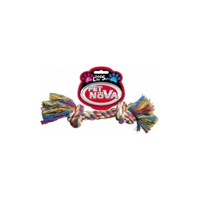 Petnova hračky pre zvieratá bavlnený uzol 2 knoty 17 cm hračka pre psa