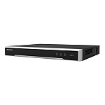 Hikvision 16-ch 1U 4K NVR, Up to 16-ch IP camera inputs, 1-ch@8 MP (30 fps)/3-ch@4 MP (30 fps)/6-ch@1080p (30 fps), H. 265+, 2 SATA HDD up to 8TB each, 2xUSB 2.0, 160 Mbps; Video input: HDMI 1-ch, 4K ( (DS-7616
