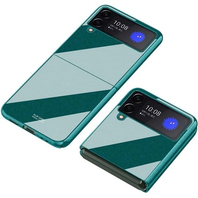 GKK Луксозен Калъф за Samsung Galaxy Z Flip 3, Piano Paint Case, Зелен (5901012384872)