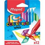 Maped Мазен пастел, MAPED "ColorPeps Wax", 12 различни цвята 861011 (861011)