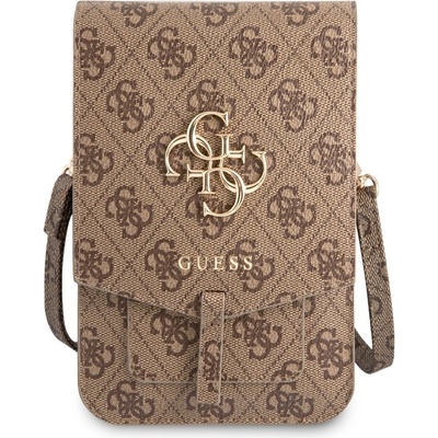 Pouzdro GUESS 4G BAG Univerzální s řemínkem hnědé