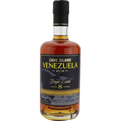 Cane Island Single Estate Venezuela 8y 43% 0,7 l (čistá fľaša)