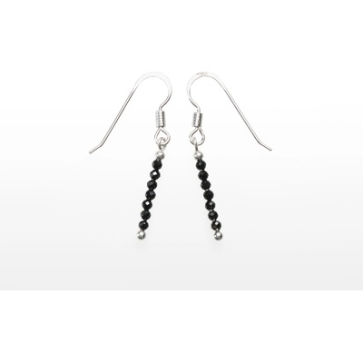 SVĚT KAMENŮ s.r.o. Stříbrné náušnice spinel fazetovaný 2 mm 00257435