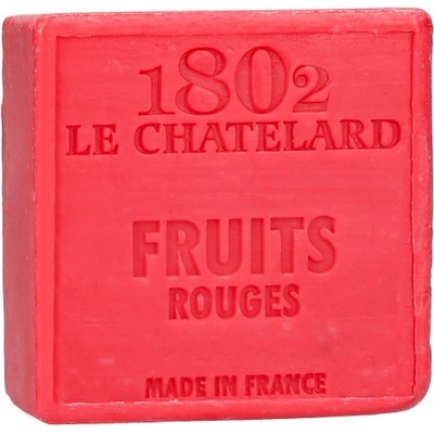 Le Chatelard 1802 Francouzské mýdlo bez palmového oleje Červené ovoce 100 g
