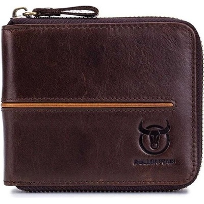 Bullcaptain elegantná kožená peňaženka Tyron BULLCAPTAIN QB042s3 hnědá