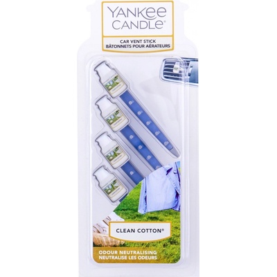 Yankee Candle Clean Cotton Vent Sticks 4 ks