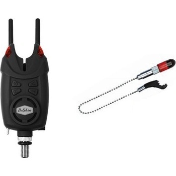 Delphin Signalizátor Optimo 9V + CSW II + Snag Gear červená