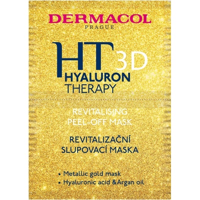 Dermacol 3D Hyaluron Therapy Revitalising Peel-Off pleťová maska 15 ml