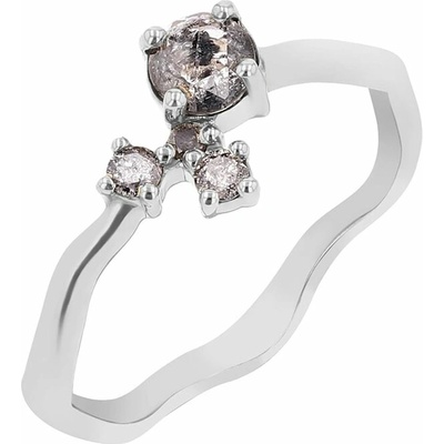 Eppi Cluster prsten se salt and pepper diamanty Roche R43679