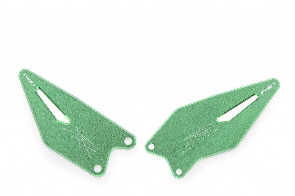 Puig 22008V HEEL PLATES [GREEN] KAWASAKI ZX-6R NINJA(24-25) プーチ